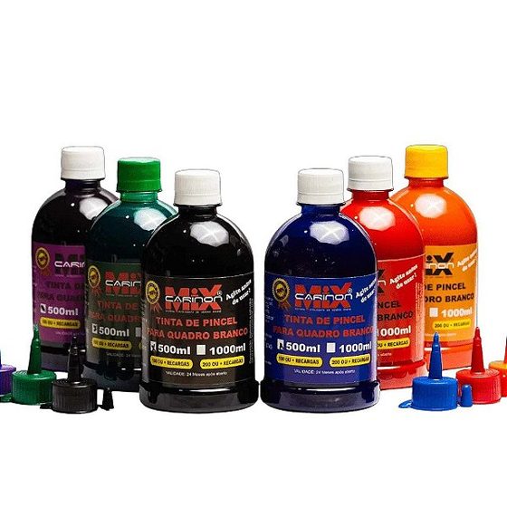 Comprar tinta pincel quadro branco — Carinon Mix